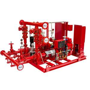 High-performance fire pump and jockey pump for reliable fire protection system