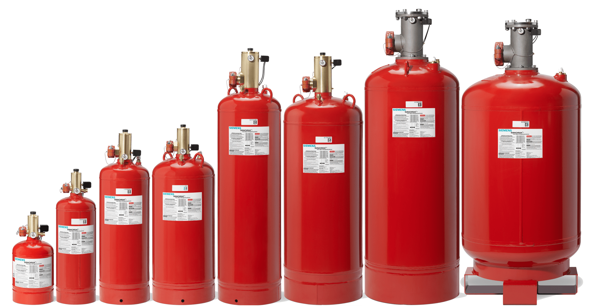 Sinorex siemens red 8 tanks in a white background